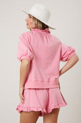 Baby Pink Bermuda Yacht Set